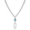 zinzi-zic2487-zilveren-ketting-met-hanger-en-blauwe-zirkonia-10-mm-breed-lengte-42-45-cm