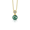 zinzi-zih1151gg-gold-plated-hanger-met-groene-imitatieparel-en-zirkonia-s-10-mm-breed-hoogte-18-5-mm