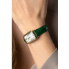 zinzi-ziw1907g-bicolor-stalen-horloge-met-groene-leren-krokoprint-band-o-28-mm