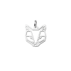 geometrische-hanger-van-zilver-kat