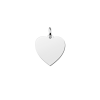 Zilveren hartje hanger 