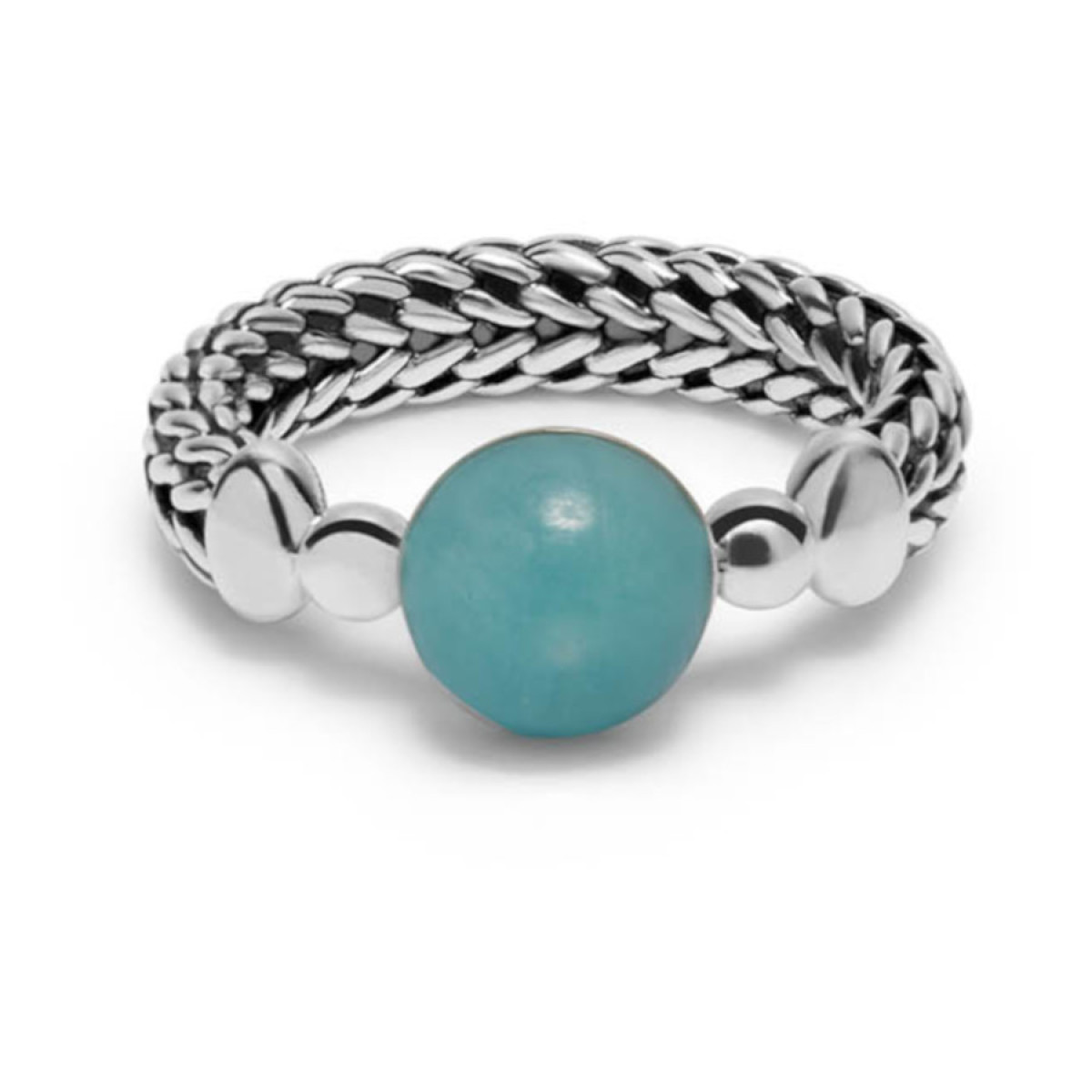 Buddha to Buddha 004GR ring Batas Sphere Stone Mint