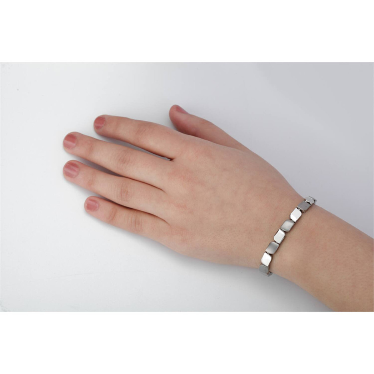 Boccia Titanium 03007-01 schakelarmband voor dames - Lengte 20 cm