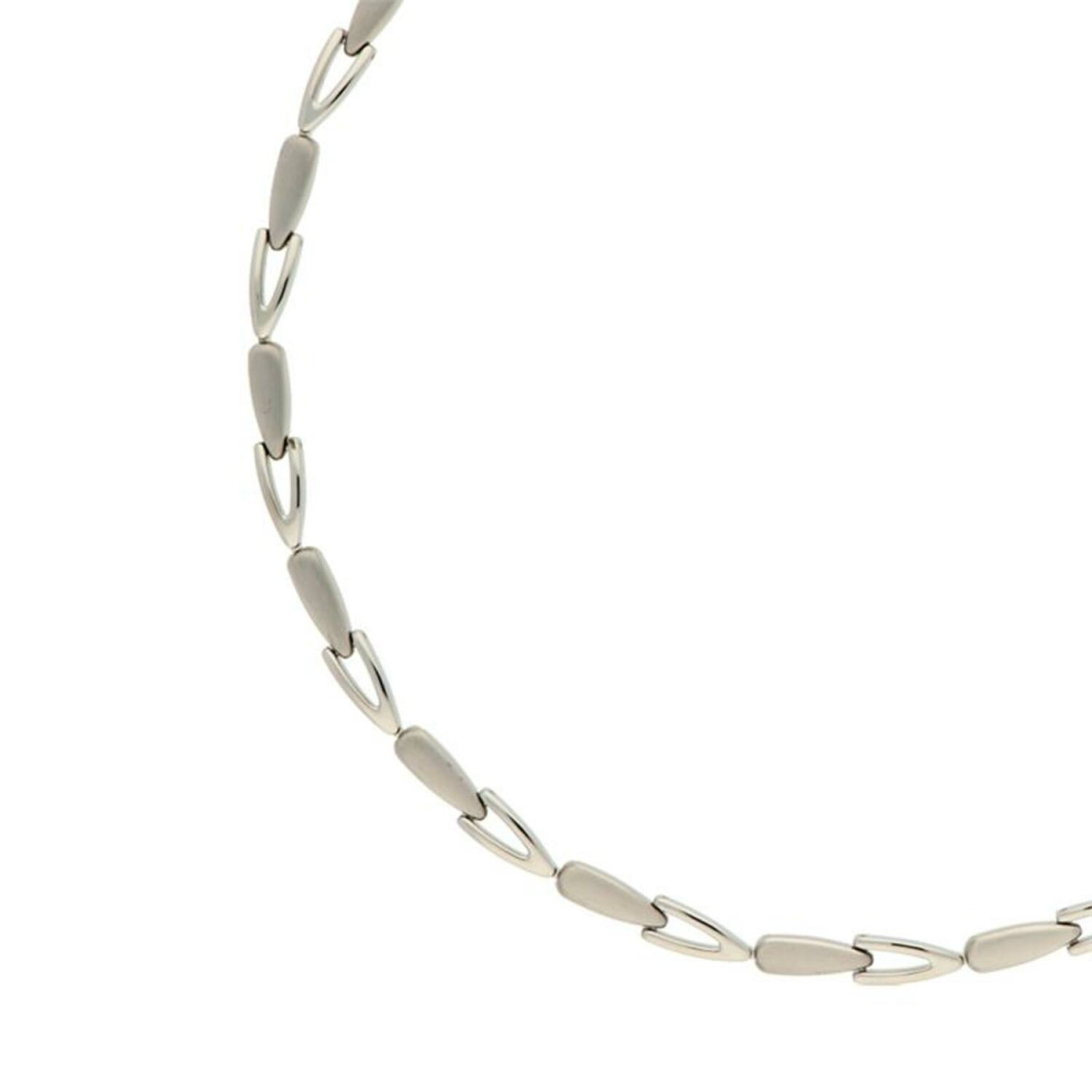 Boccia Titanium 08039-01 ketting met open en dichte schakels - Lengte 45 cm