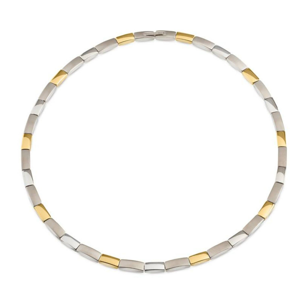 Boccia Titanium 08043-02 ketting bicolor mat en glanzend - Lengte 48 cm