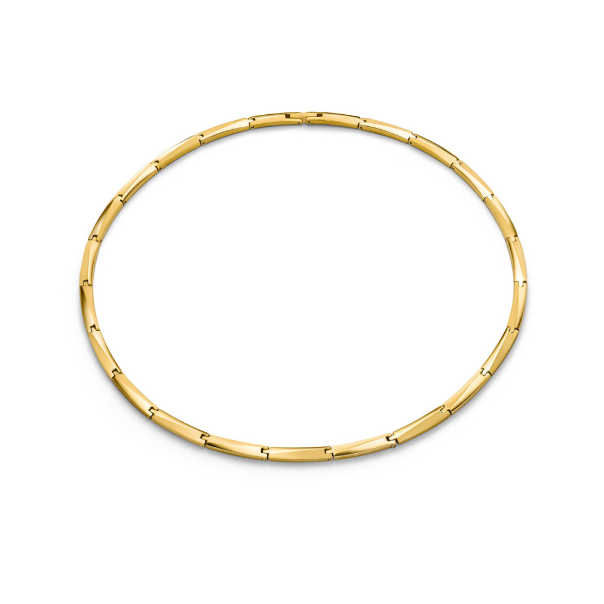 Boccia Titanium 08076-03 Schakelketting met gold plated staafjes - Lengte 50 cm