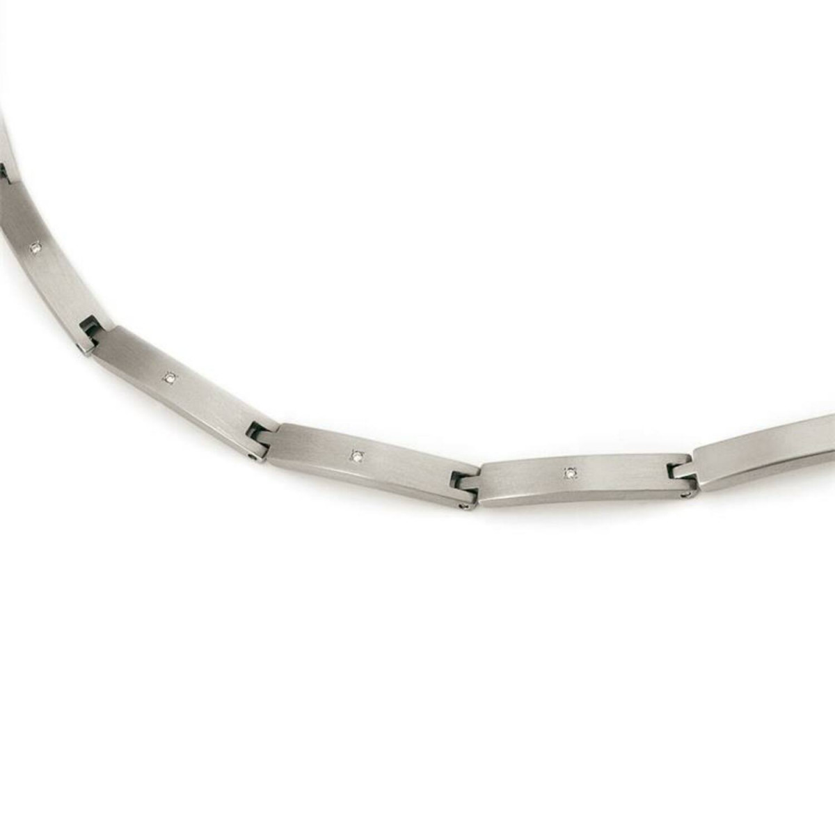 Boccia Titanium 0816-02 dames ketting met diamanten 0.015 crt - Lengte 45 cm