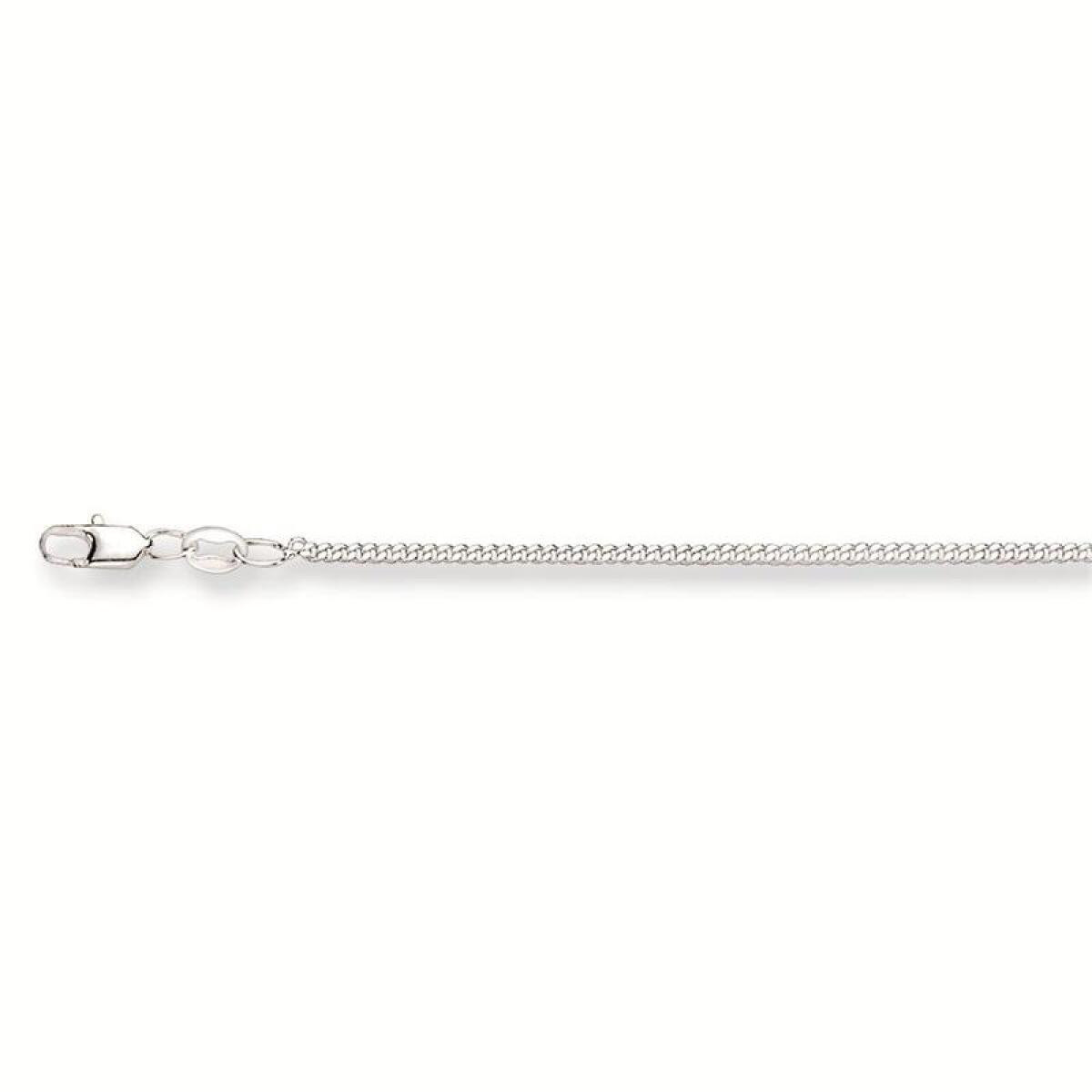 GLOW 101.0003.50 925 zilveren gourmet schakelketting 1.7 mm breed - Lengte 50 cm