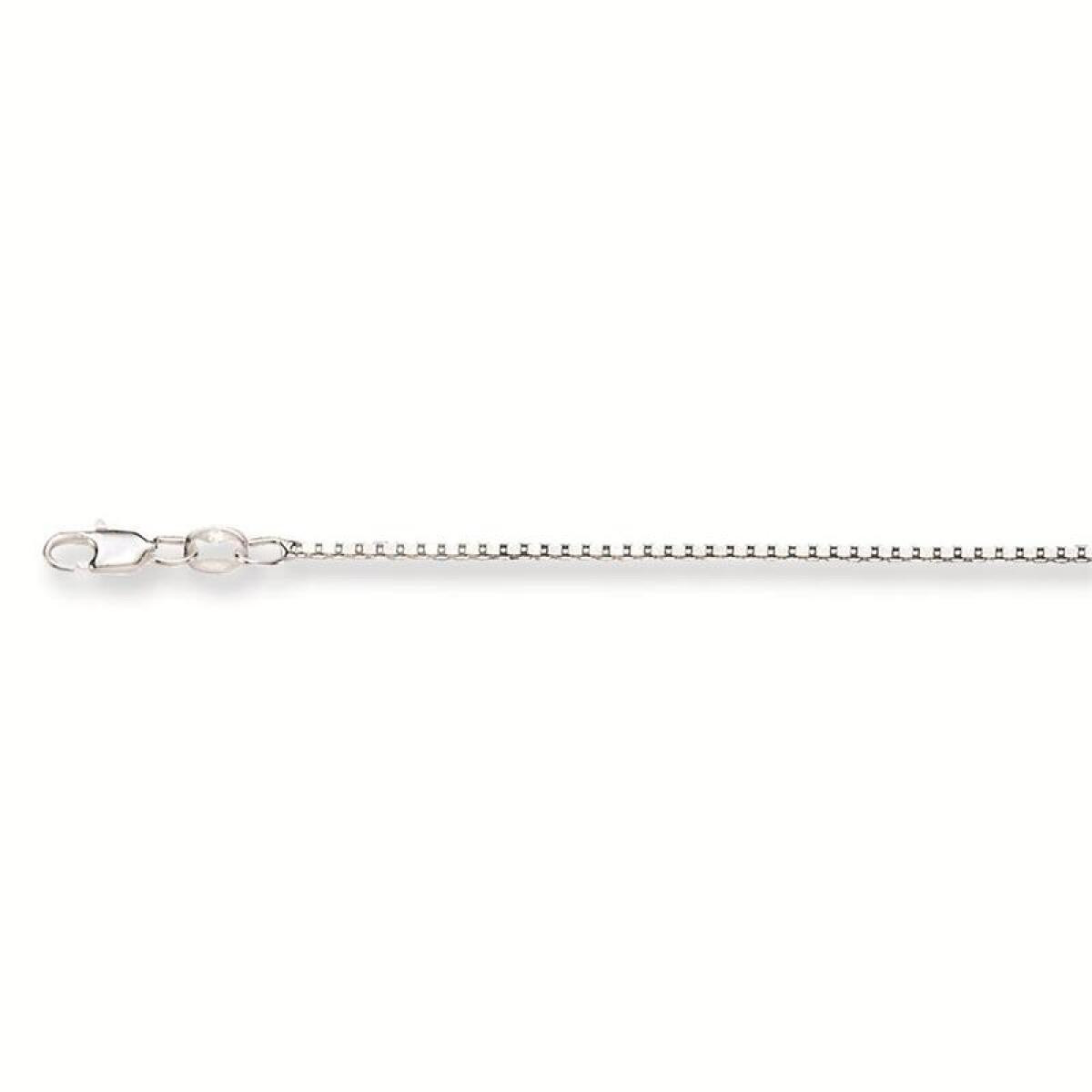 GLOW 101.0013.60 zilveren ketting voor hanger met Venetiaanse schakel 1.5 mm breed - Lengte 60 cm