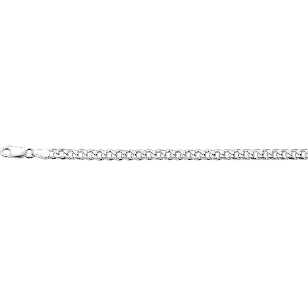 Heren schakelarmband met karabijn sluiting