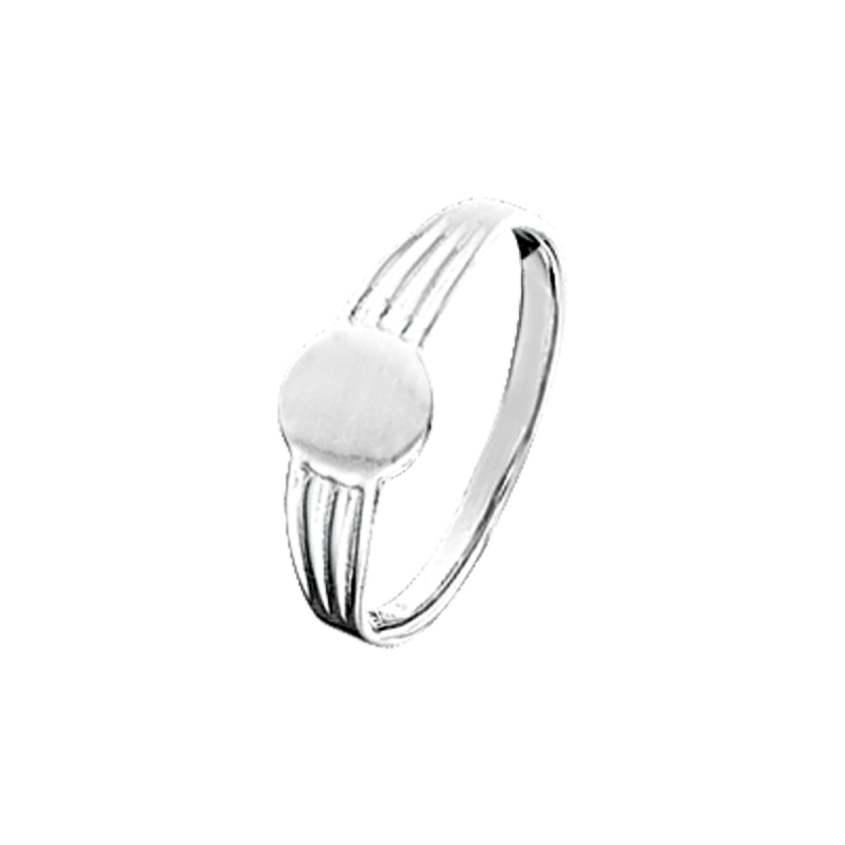 Lieve zilveren ring voor kinderen