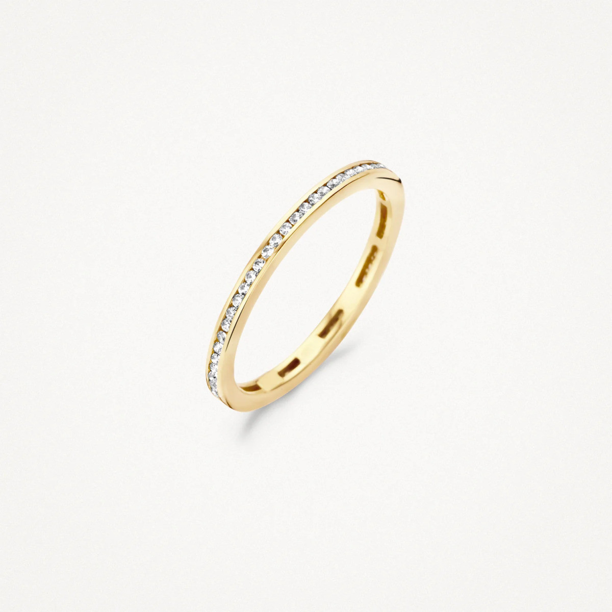 Blush 1138YZI gouden alliance ring met man made zirkonia 1.9 mm breed