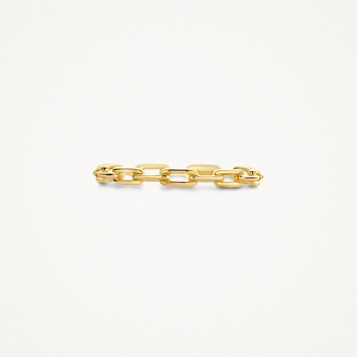 Blush 1230YGO 14-karaat gouden ring met closed forever schakels 2.1 mm breed