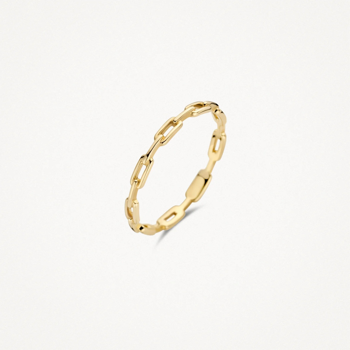 Blush 1230YGO 14-karaat gouden ring met closed forever schakels 2.1 mm breed