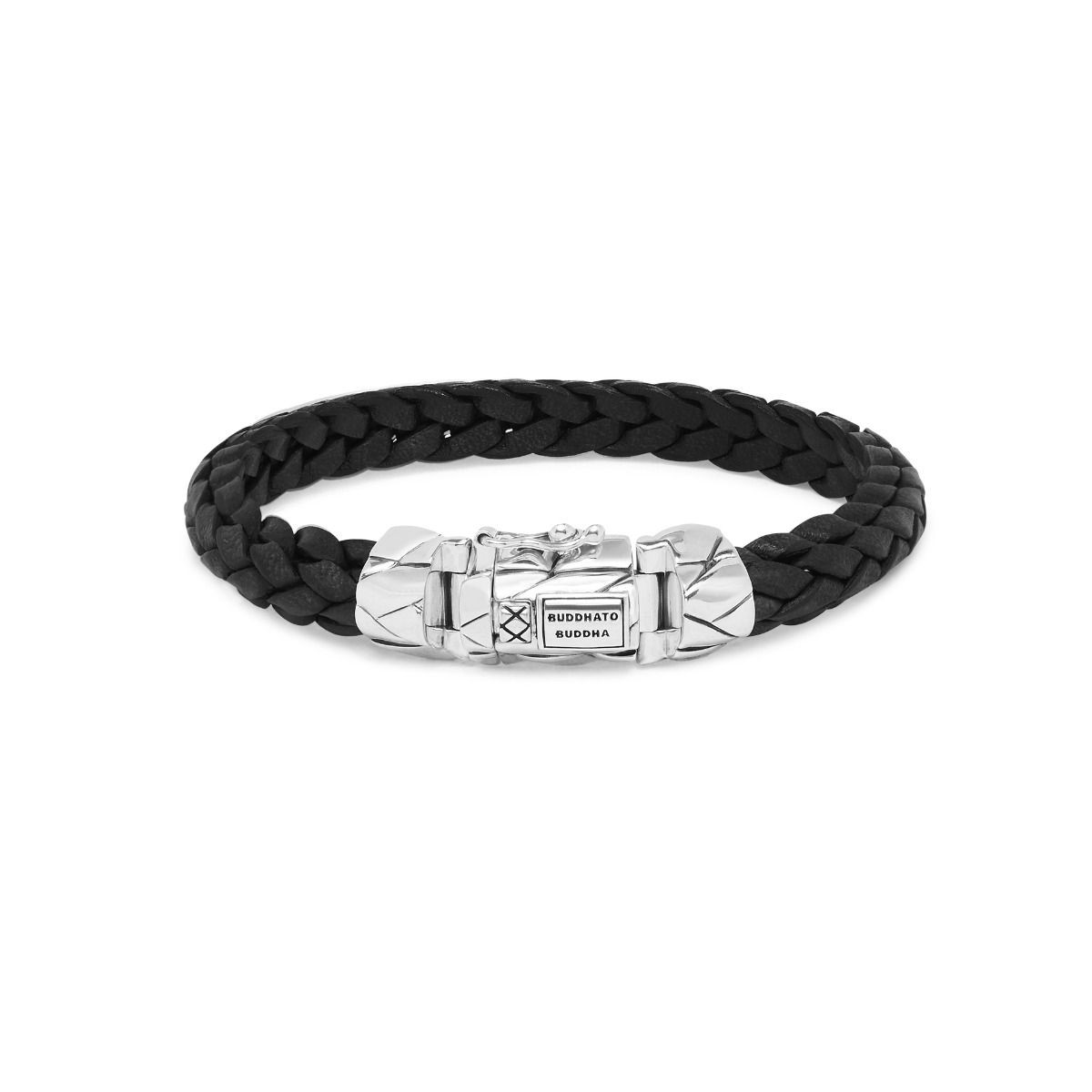 Buddha to Buddha armband 126BL Mangky Leather Black