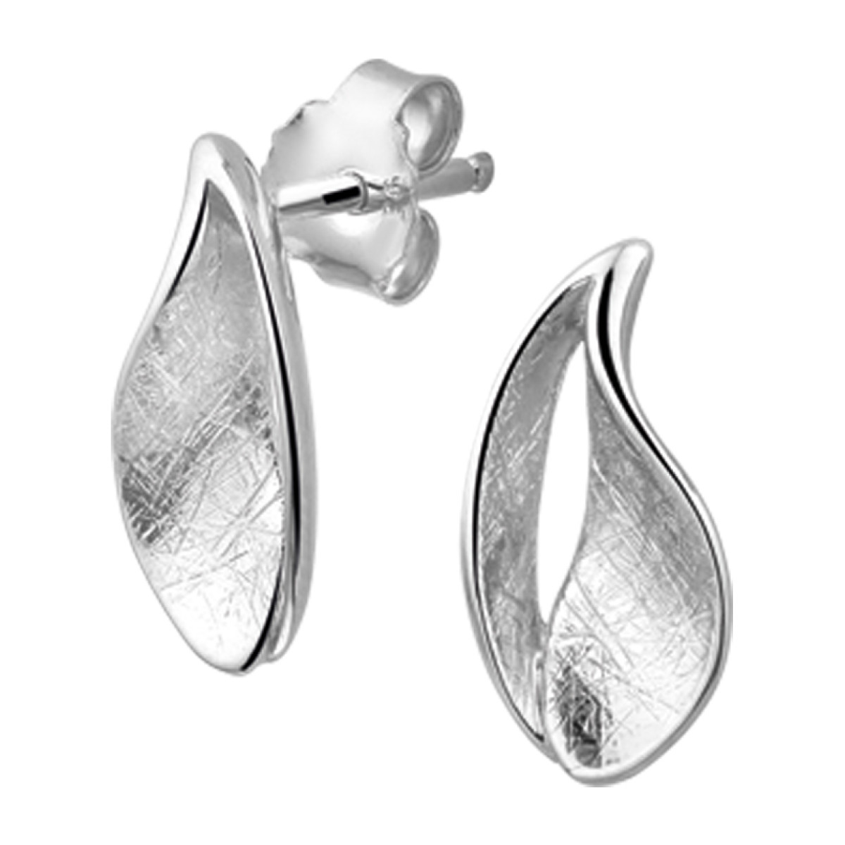 Oorknoppen van zilver 14.5 mm hoog