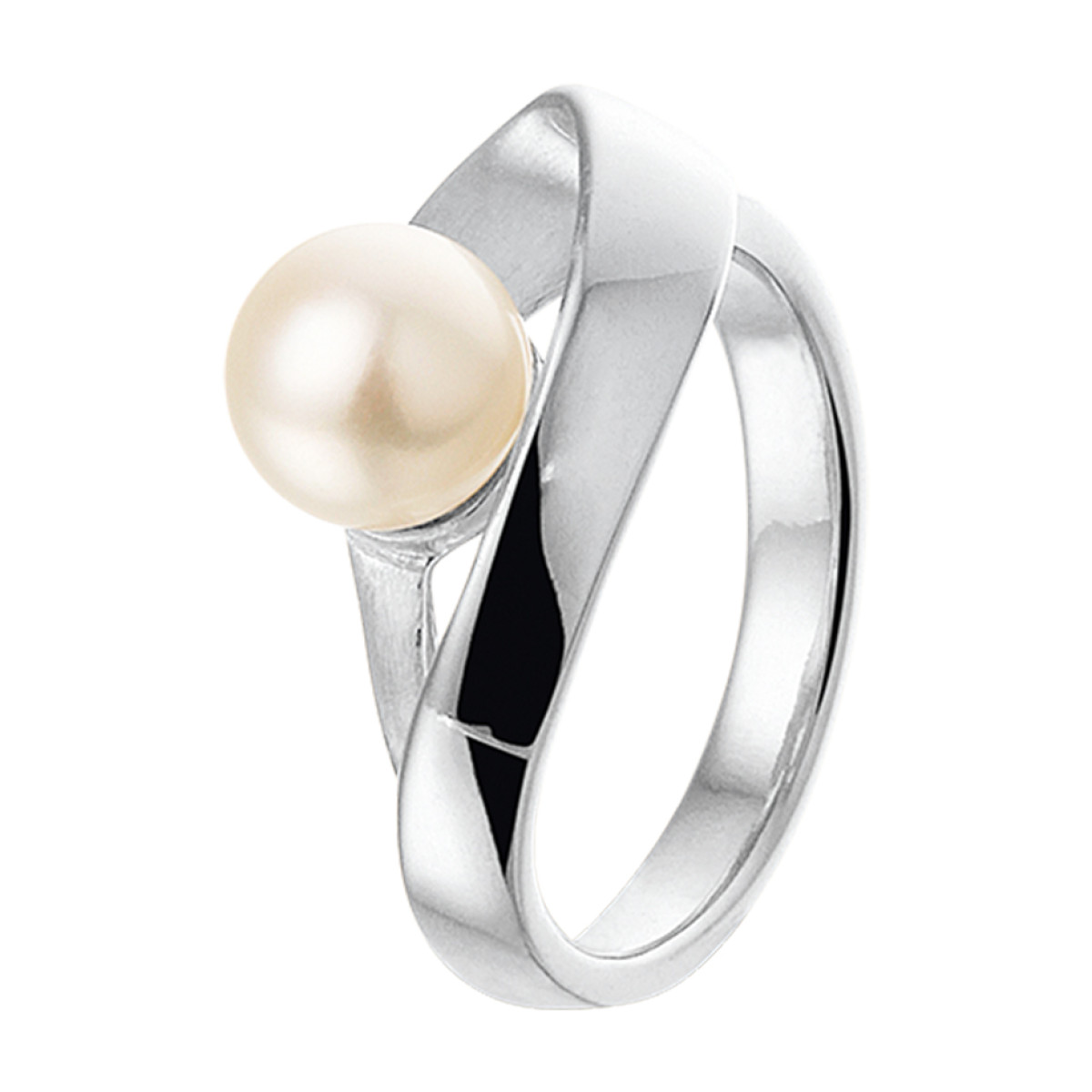 Parelring van zilver