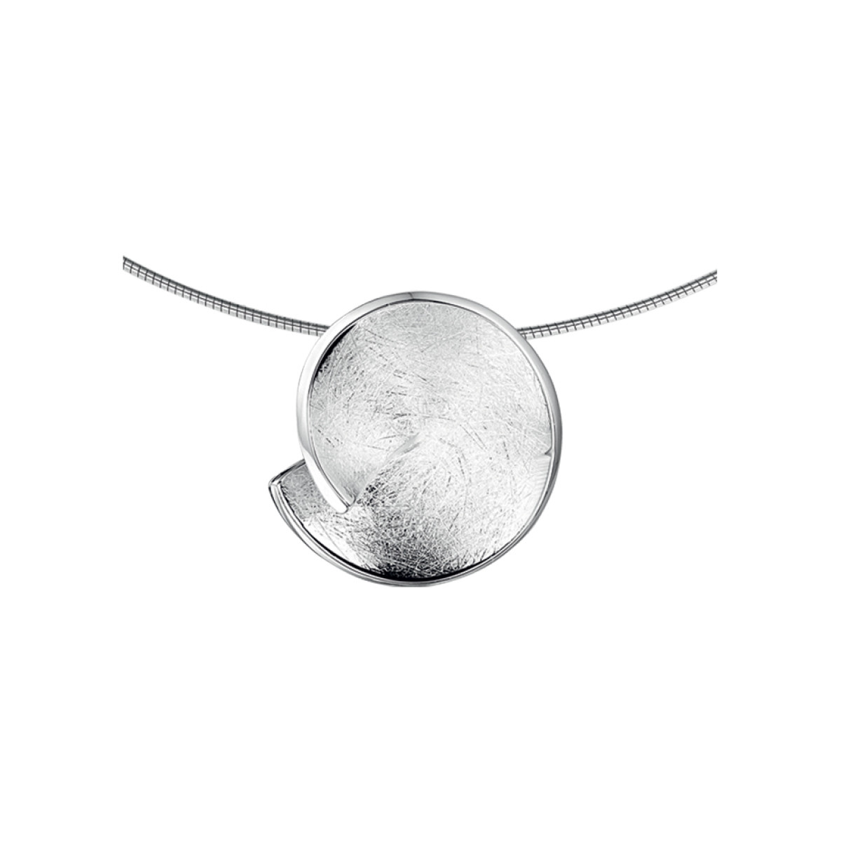 Zilveren ketting gescratcht 1.5 mm 42 + 3 cm