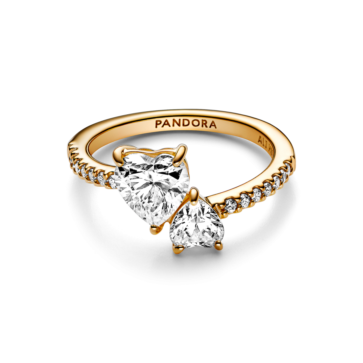 Pandora Timeless 161198C01 ring hartje met transparante zirkonia