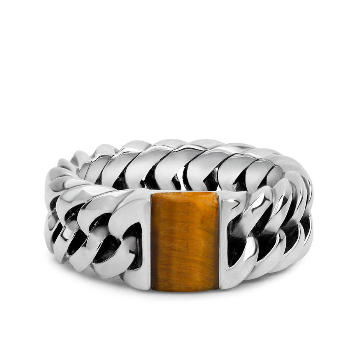Buddha to Buddha 603TI Ring Chain Stone Yellow Tiger Eye