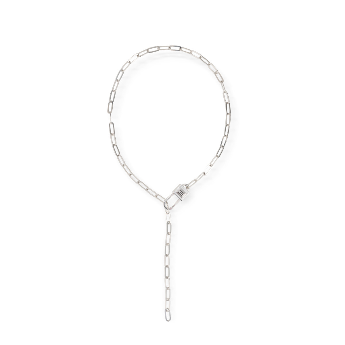 Buddha to Buddha ketting 721 Chainlink Lock 60 cm zilver