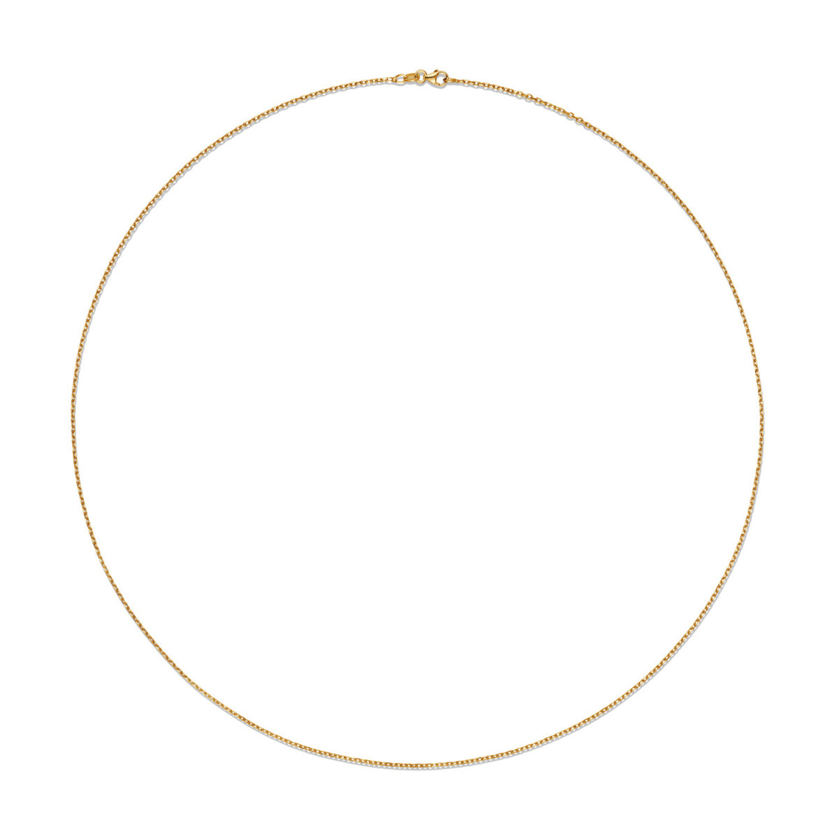 GLOW 201.2860/3.0 14-karaat gouden anker schakelketting voor hanger 1.4 mm breed - Lengte 60 cm