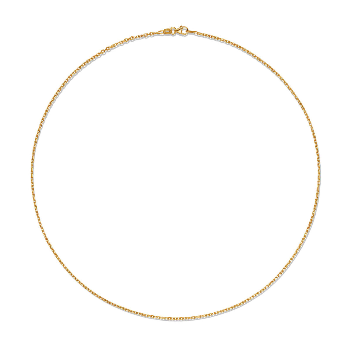 GLOW 201.2945/3.6 gouden schakelketting ankerschakel 1.6 mm breed - Lengte 45 cm