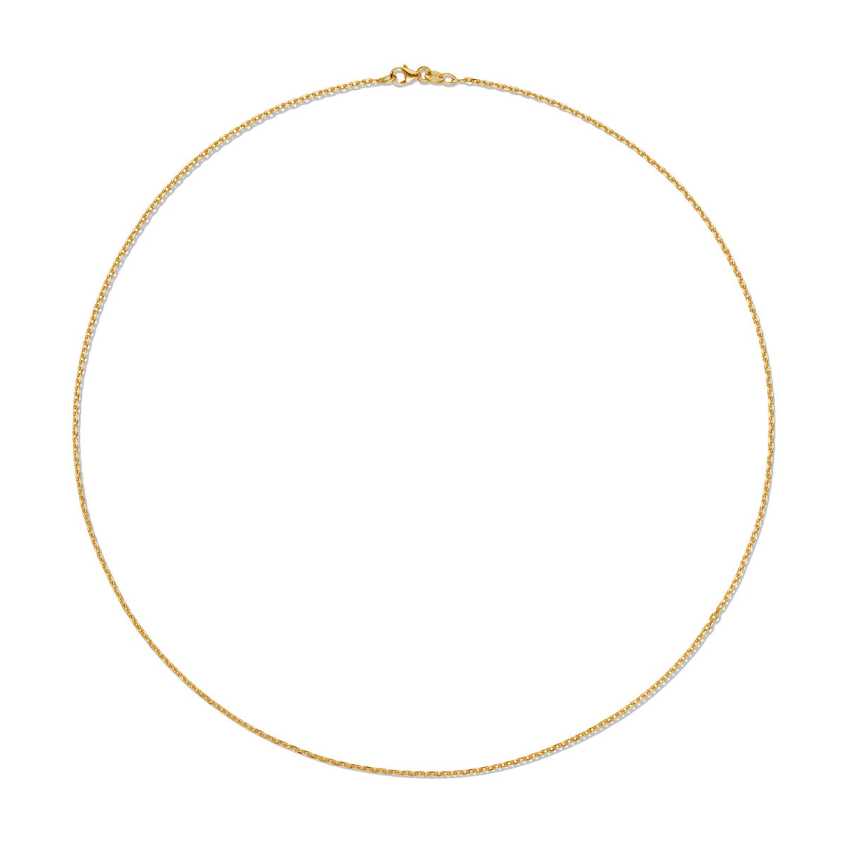 GLOW 201.2950/4.2 14-karaat gouden schakelketting met ankerschakel 1.6 mm breed - Lengte 50 cm