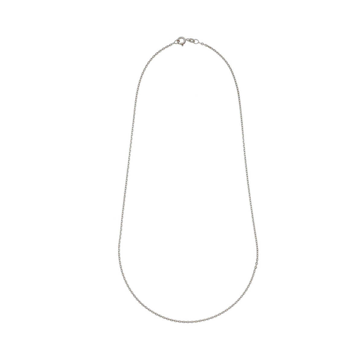GLOW 201.3004.45 zilveren schakelketting met ankerschakel 1.7 mm breed - Lengte 45 cm