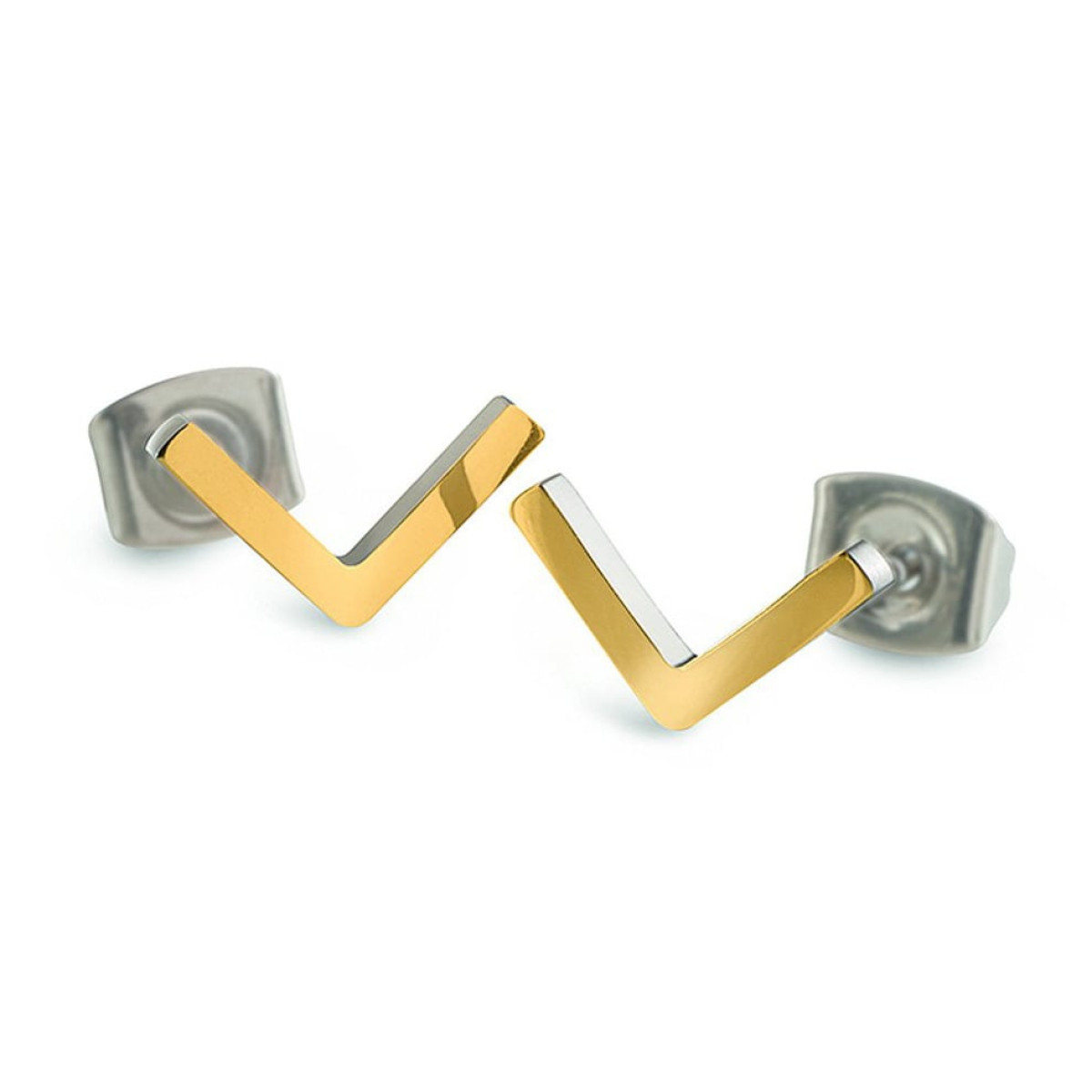 Boccia oorbellen 05024-02 titanium figura V