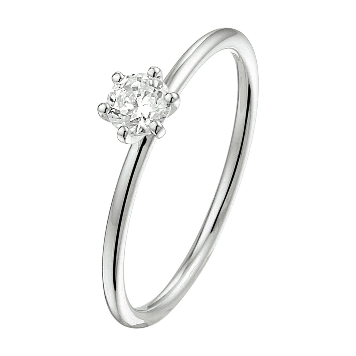 Ring met made diamond 0.25 crt