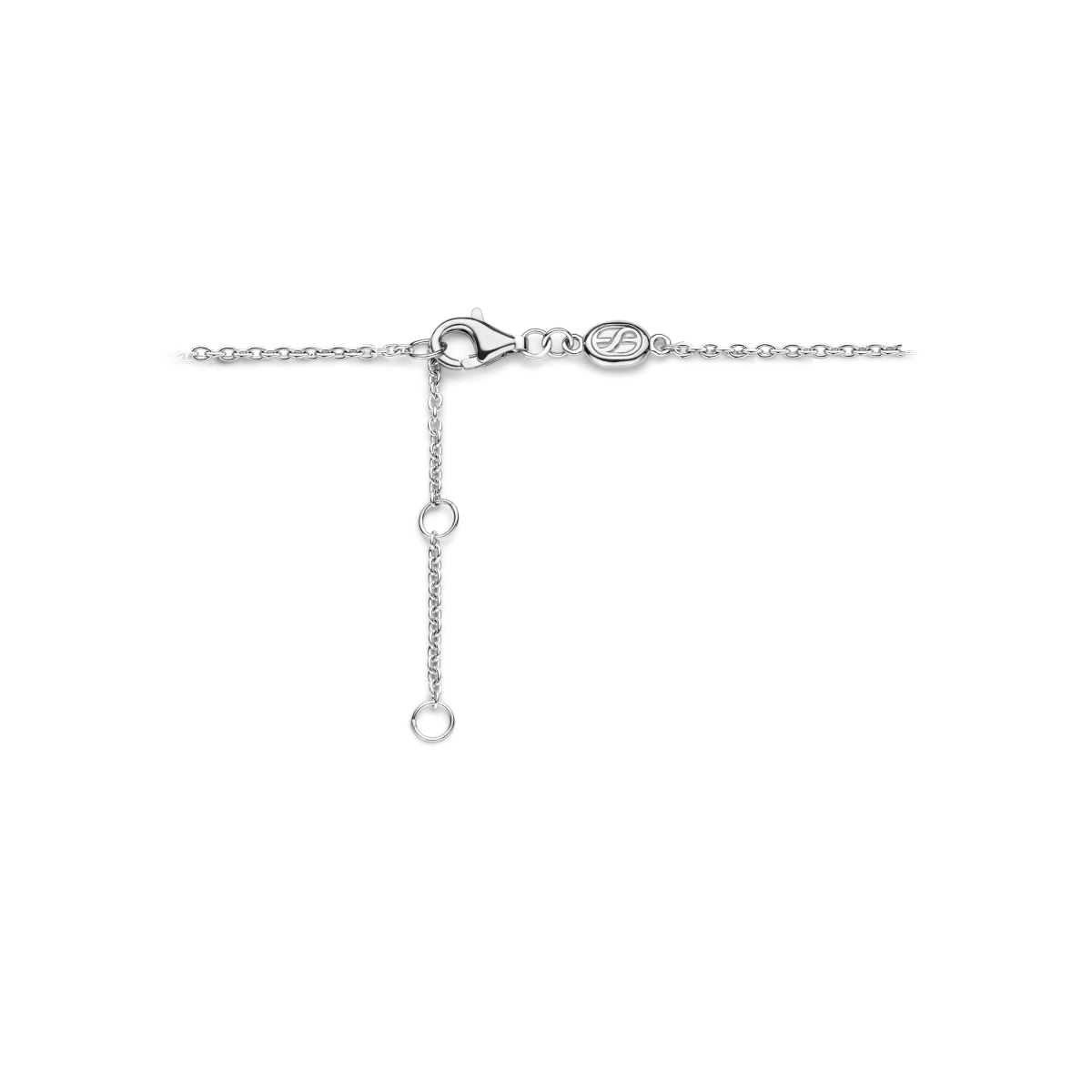 TI SENTO 2885ZY zilveren armband met gold plated hartje - Lengte 16 cm, 18 cm, 20 cm