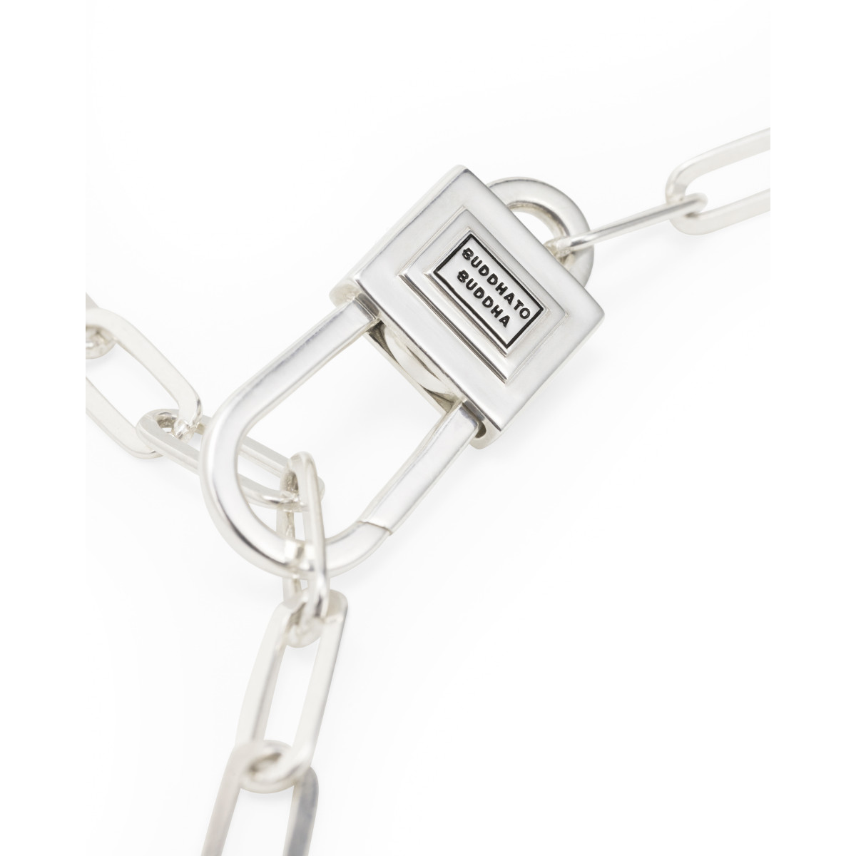 Buddha to Buddha ketting 721 Chainlink Lock 60 cm zilver