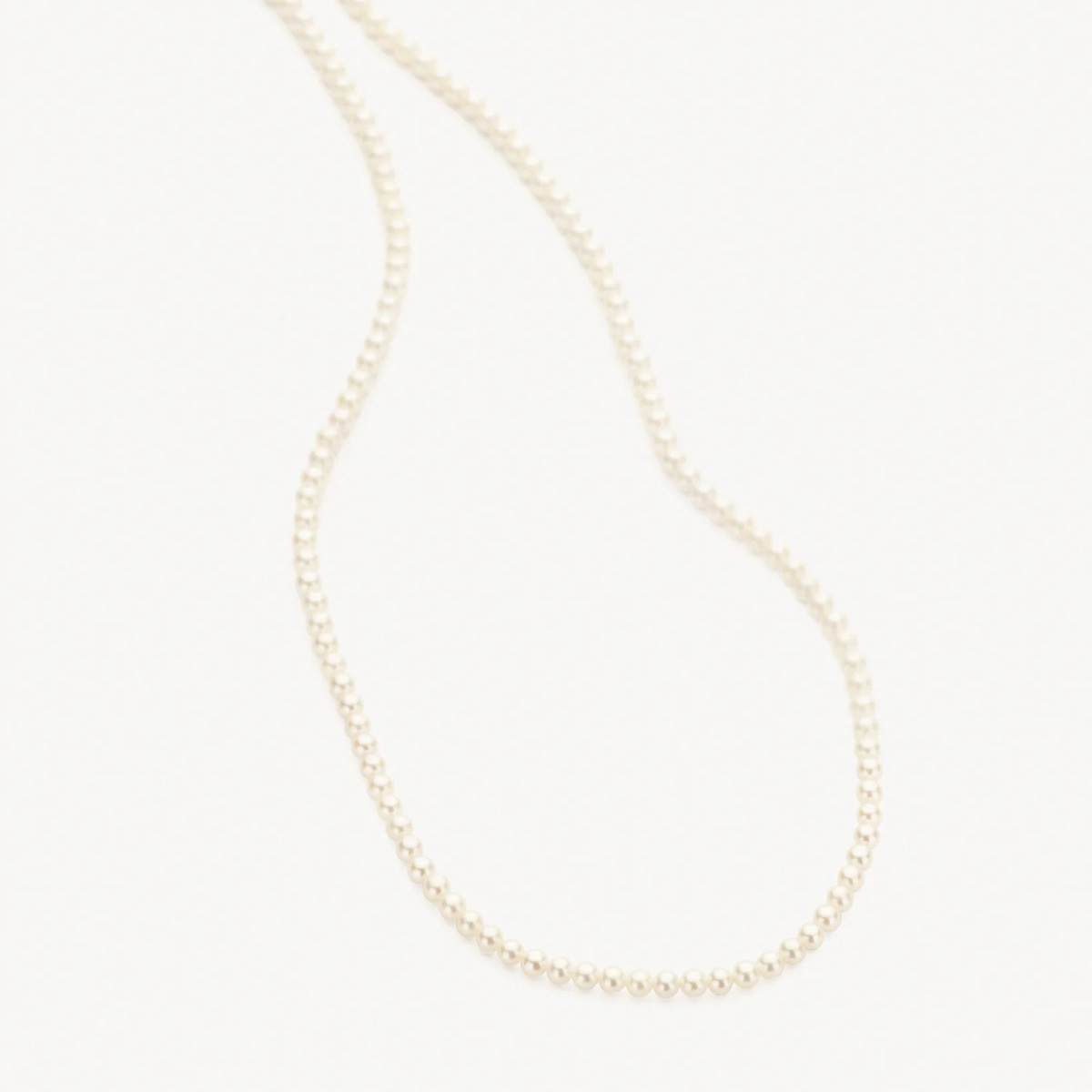 Blush 3184YPW gouden parelketting 3.6 mm breed - Lengte 40.5 cm