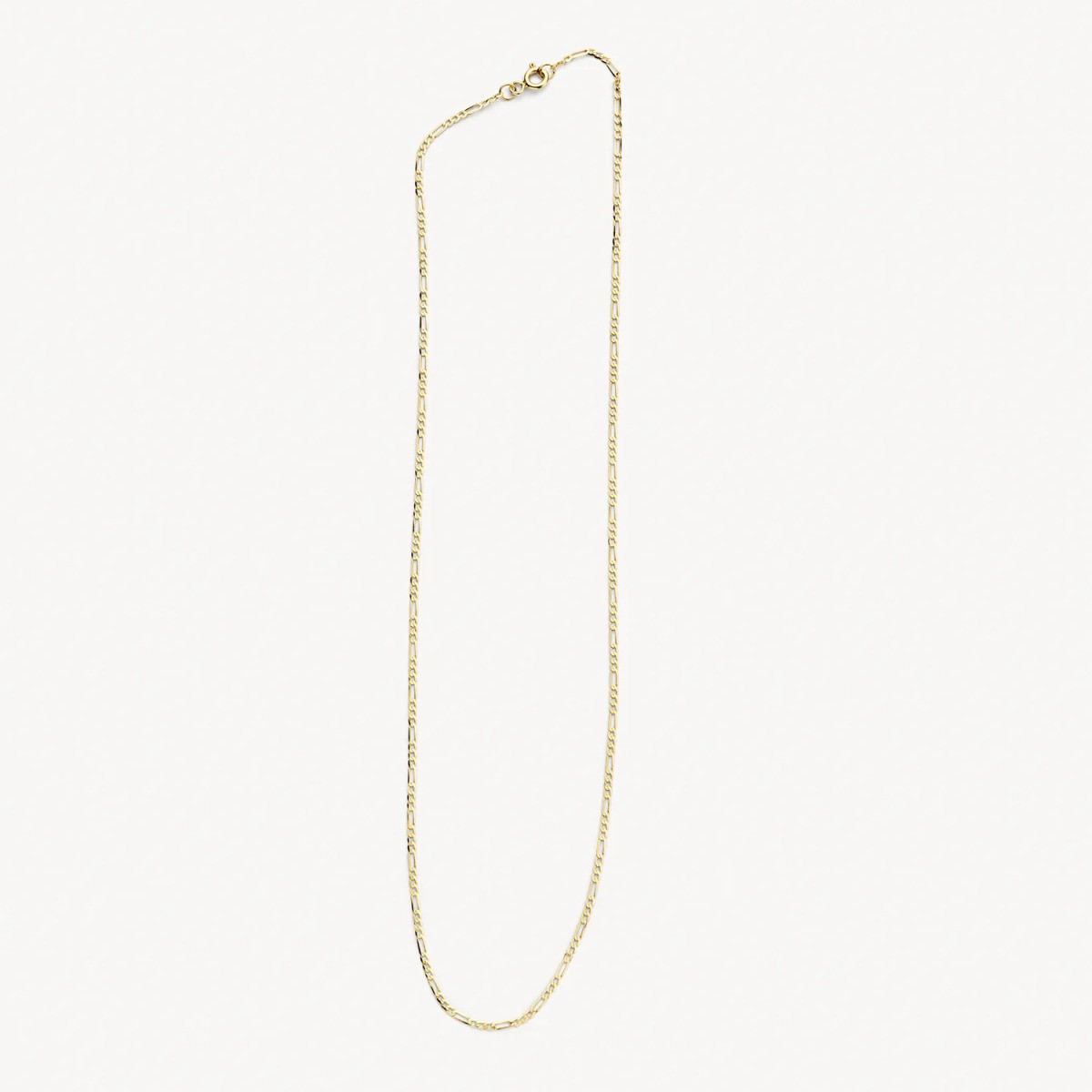 Blush 3192YGO gouden figaro ketting 1.2 mm breed - Lengte 42 cm