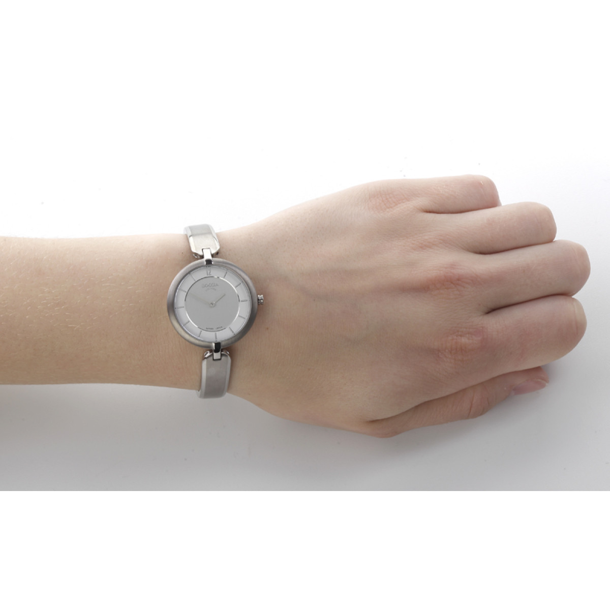 Boccia horloge 3164-01 titanium dames