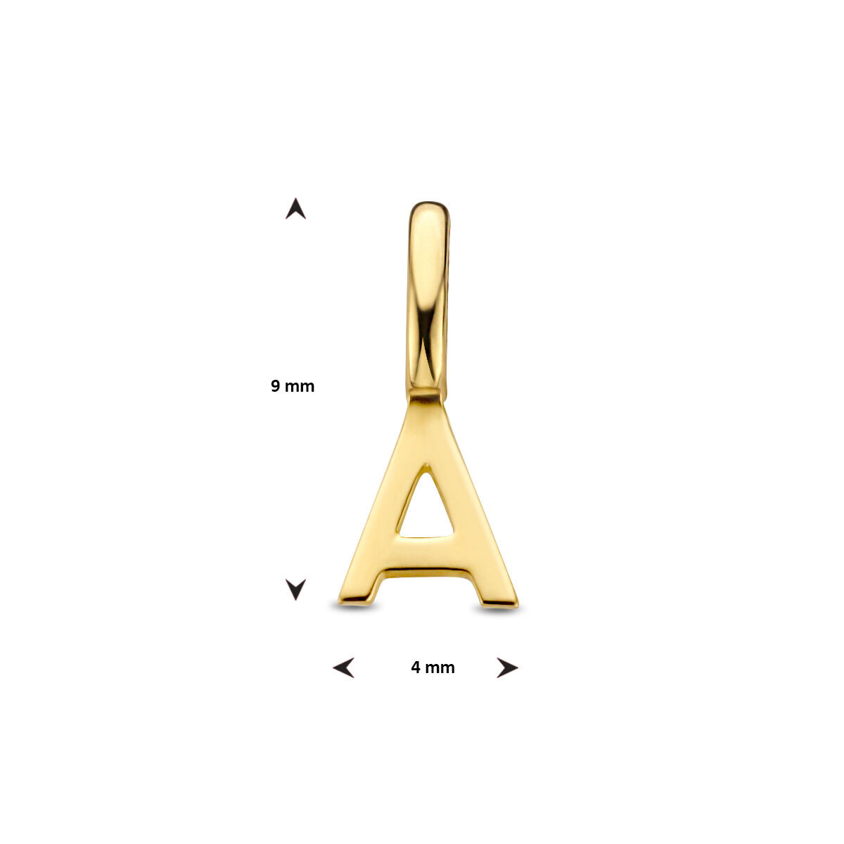14-Karaat gouden letter hanger