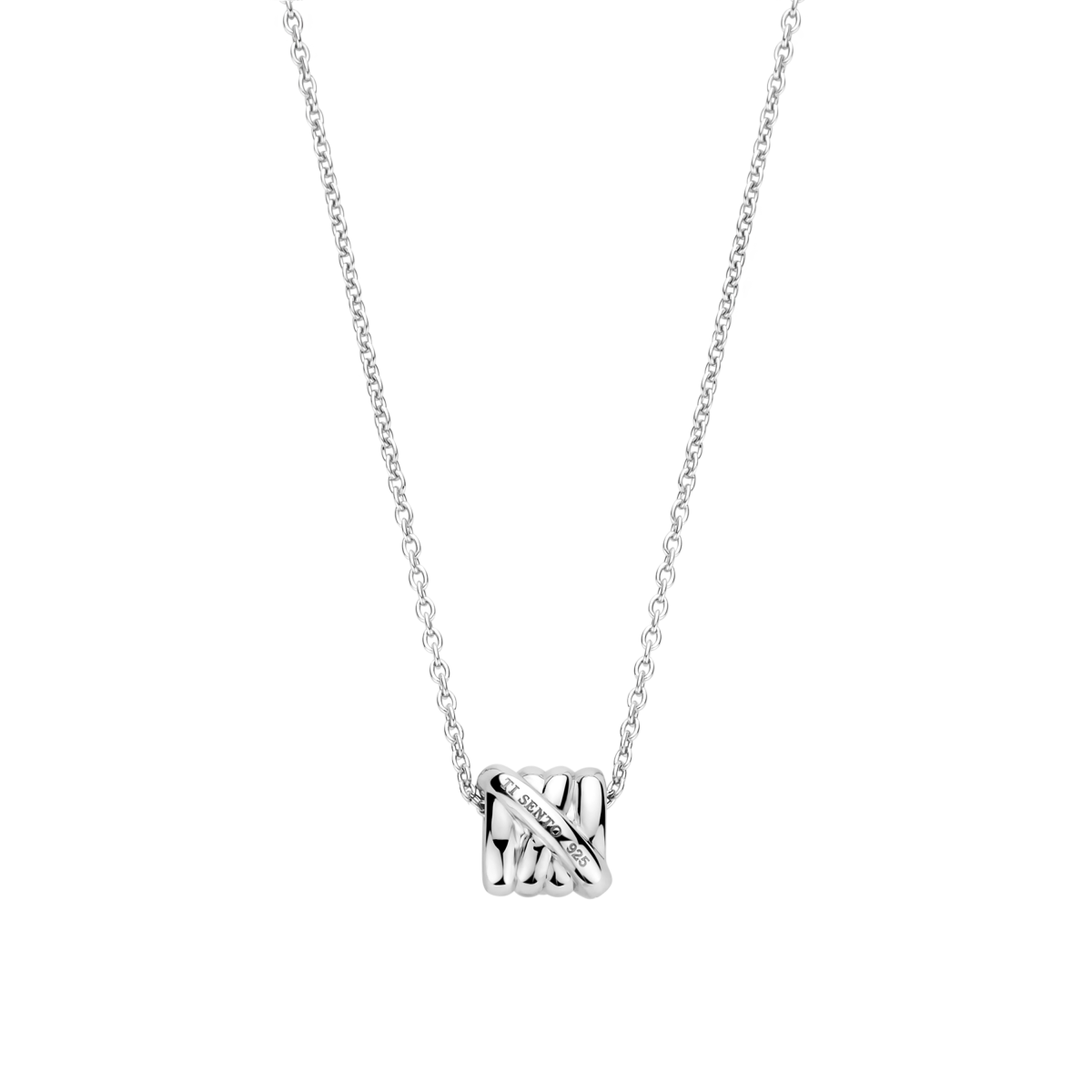 TI SENTO 34059ZY/42 collier van zilver met zirkonia hanger - Lengte 38, 40, 42, 45, 48 cm