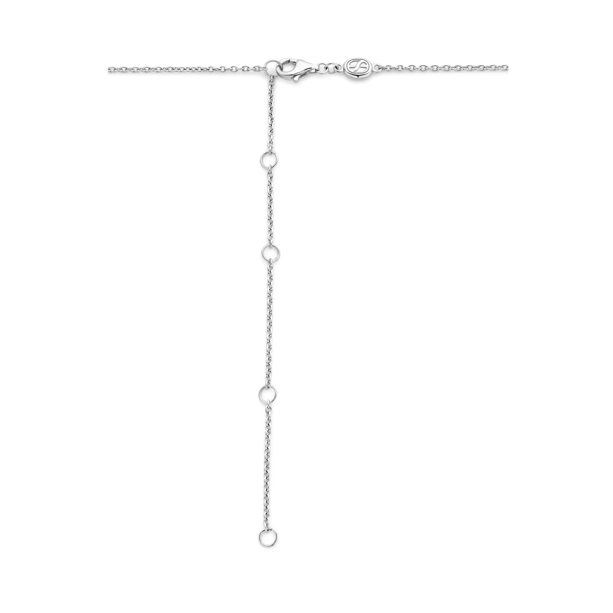 TI SENTO ketting 34041PU/42 met amethist - Lengte 42 cm