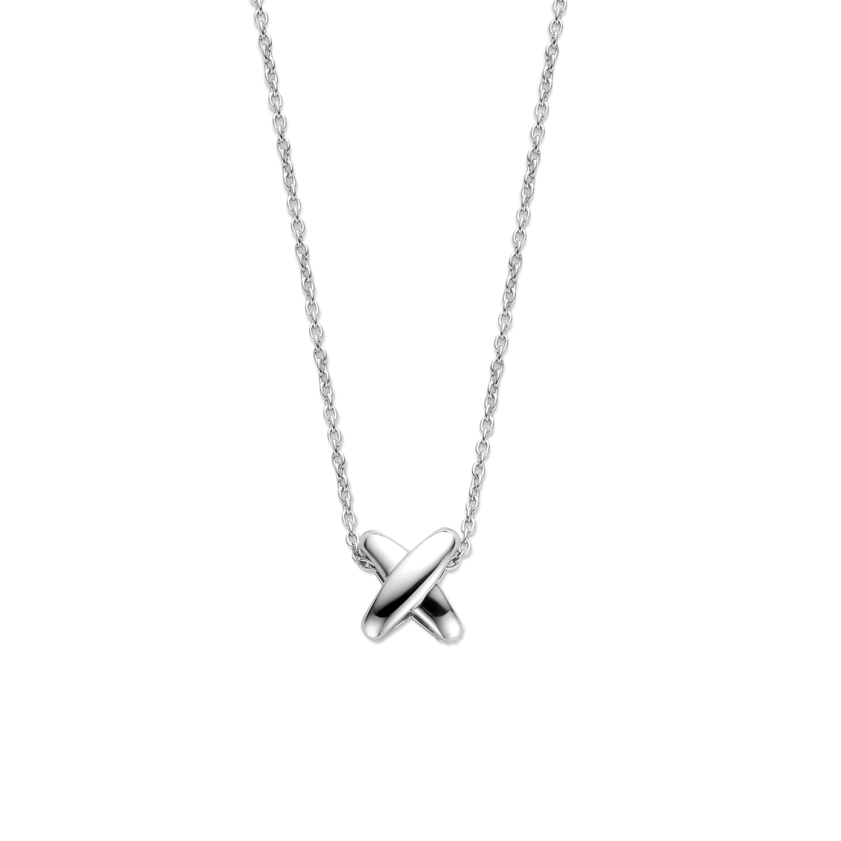 TI SENTO 34003ZI/42 ketting met zirkonia - Lengte 42 cm