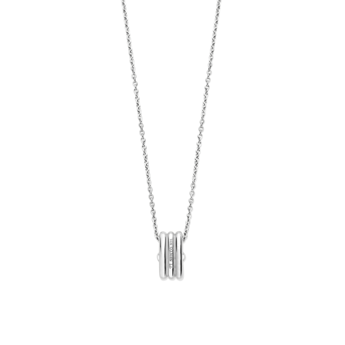 TI SENTO 34057ZI/42 ketting van zilver met zirkonia hanger - Lengte 38, 40, 42, 45, 48 cm