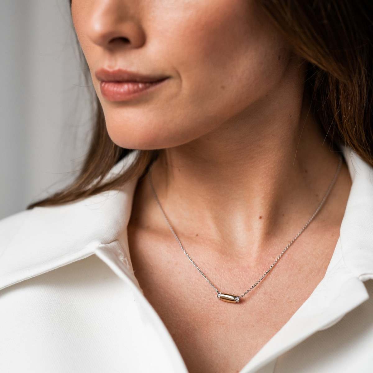 TI SENTO ketting 3943ZY/42 bicolor