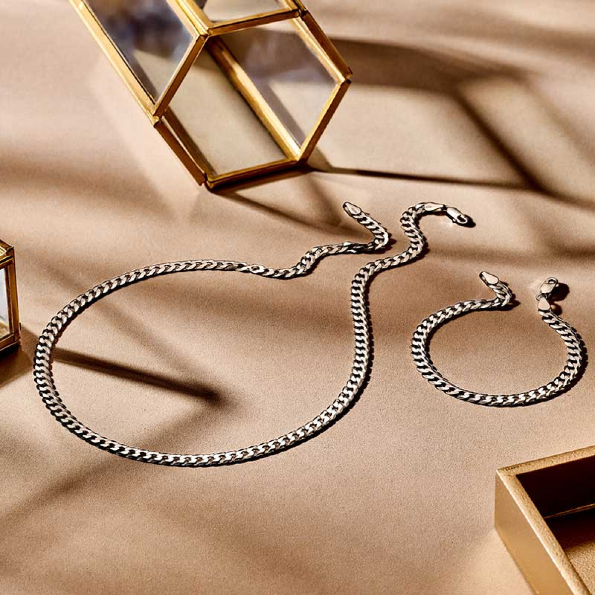Zilveren collier ketting met gourmet schakels 5.4 mm