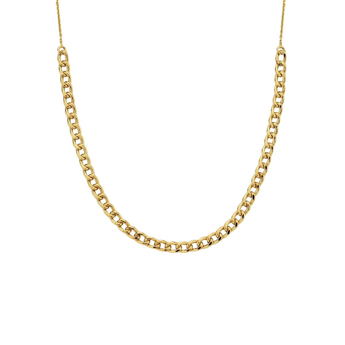 14-karaat gouden gourmet ketting