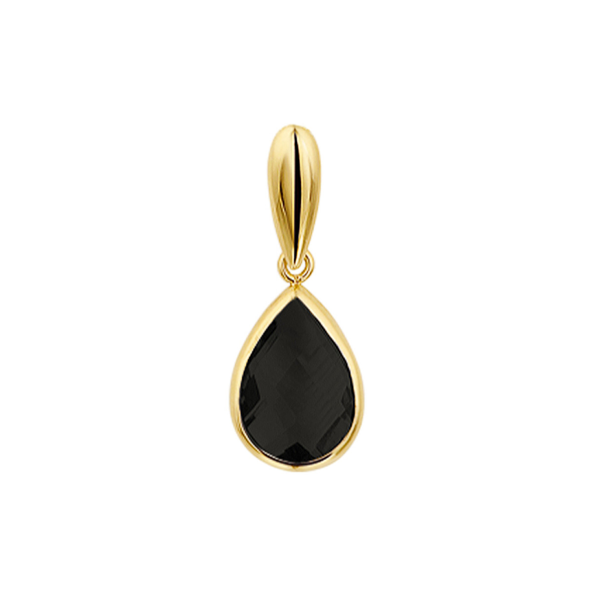 Edelsteen hanger met onyx