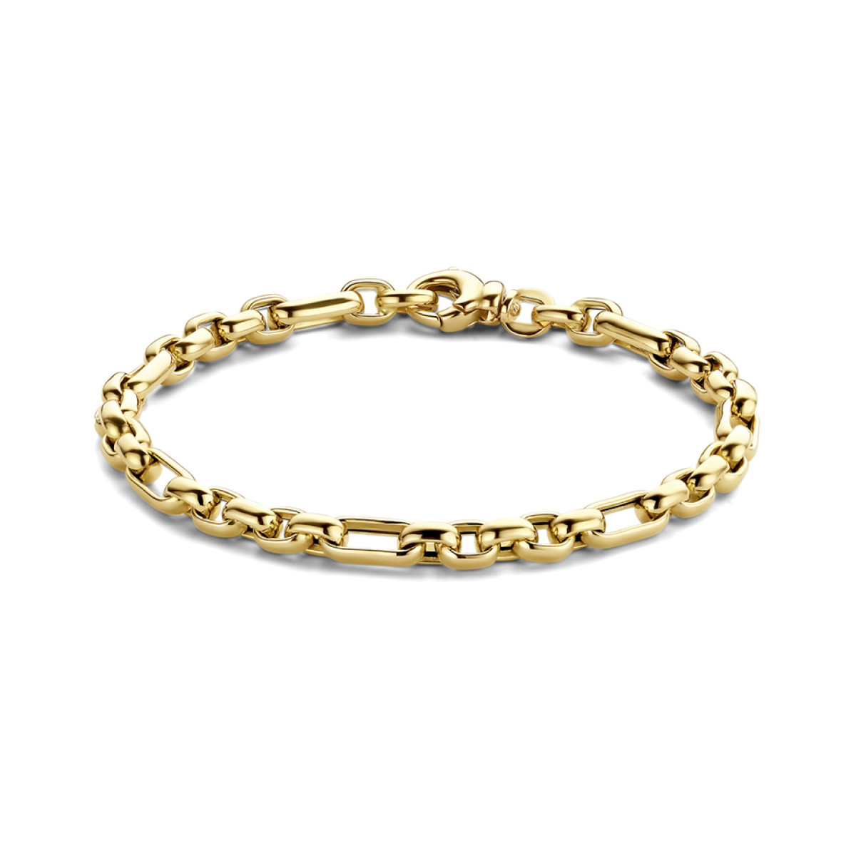 Gouden ankerschakel armband