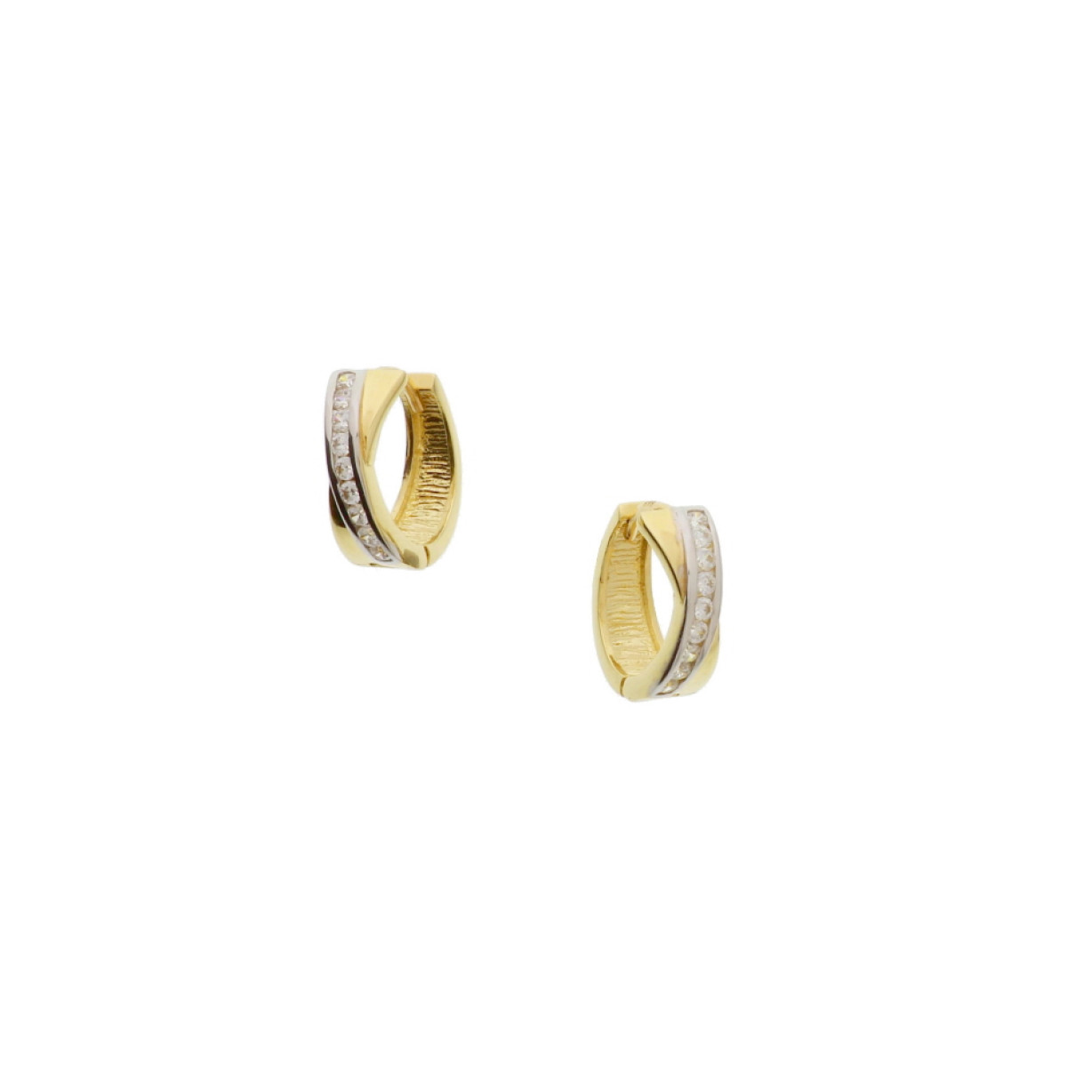 Gouden creolen luxe 4.5 mm breed