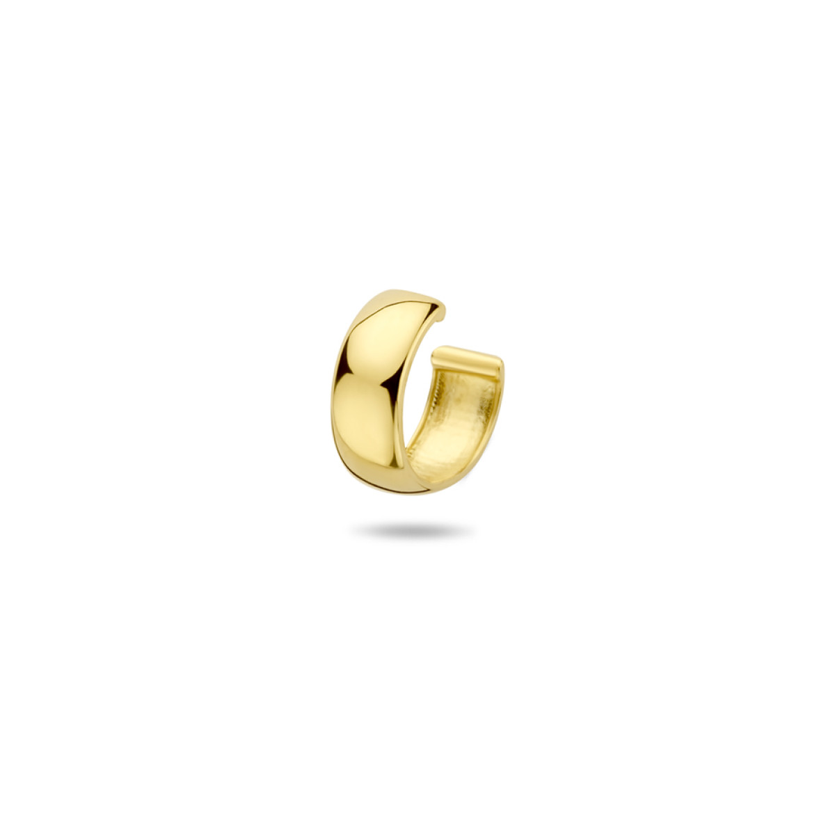 Gouden earcuff poli - per stuk