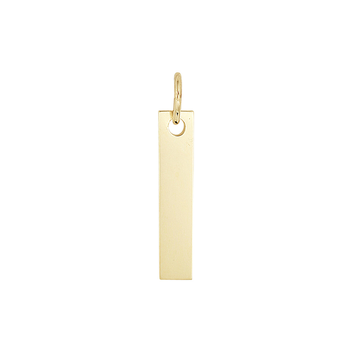 Gouden graveerhanger