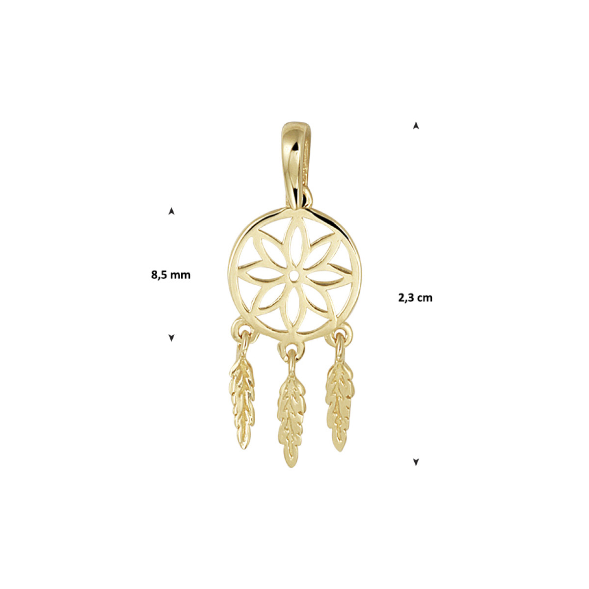 Gouden hanger dromenvanger
